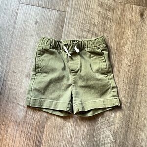 Janie and Jack Olive Green Shorts Size 12-18 months